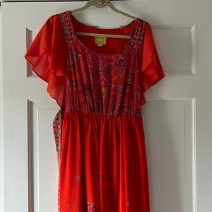 Orange Maeve Formal Dress - Anthropologie